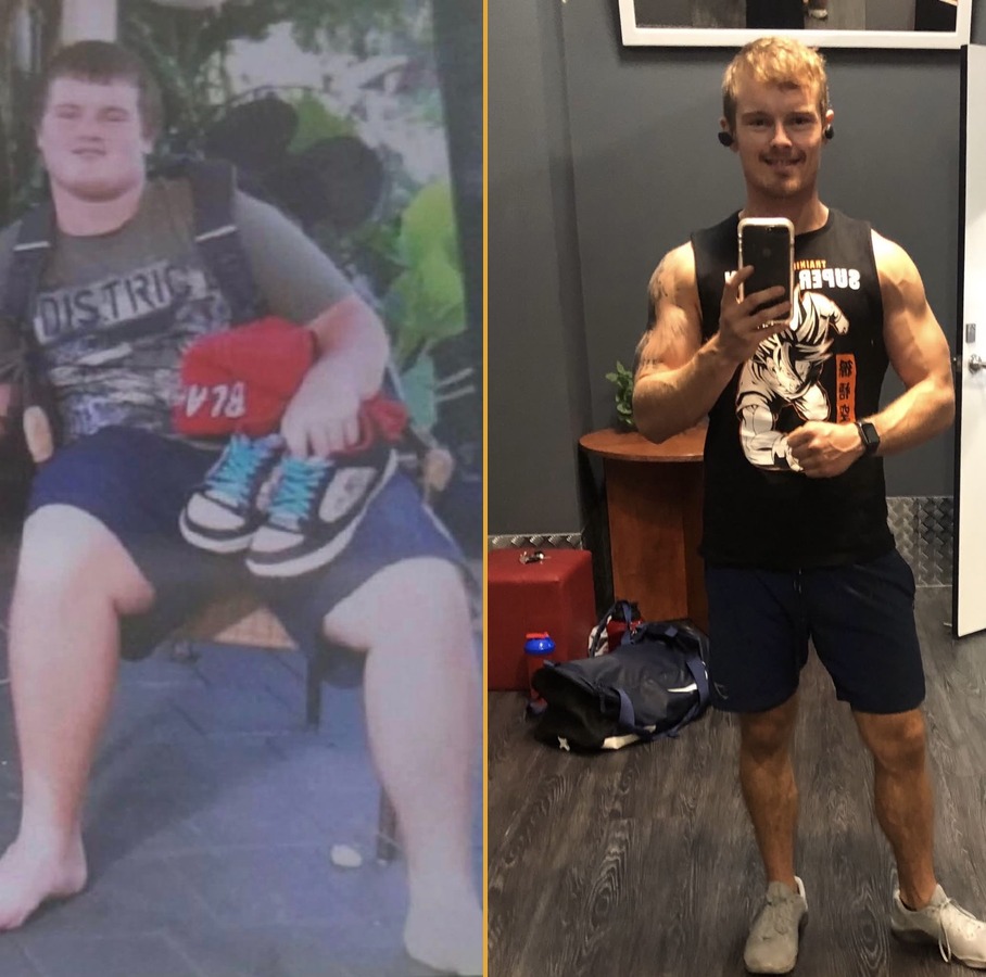 Blake McKenzie — 63kg transformation before and after